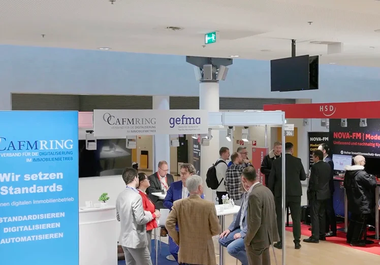 Gespräche am Stand des CAFM RING