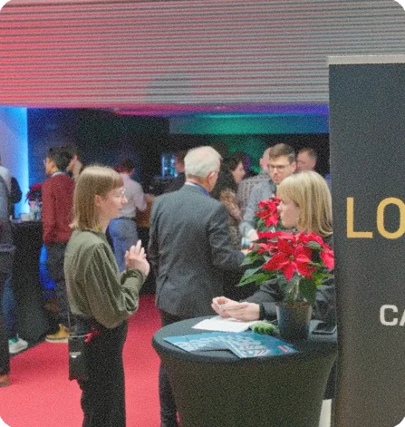 Networking in der Lounge