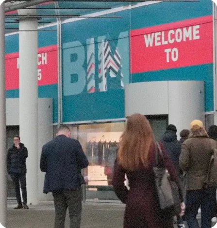 Eingang der BIM World in München