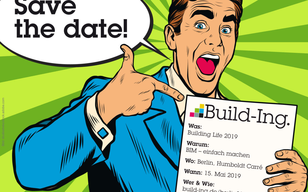 Klaus Aengenvoort, Thomas Liebich und Matthias Mosig sprechen auf der Building Life
